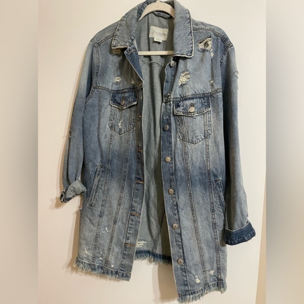 Sky and Sparrow Denim Jacket, Size M